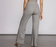 Basic Brushed Knit Pajama Pants - Lady Occasions