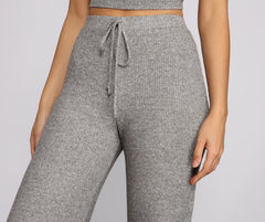 Basic Brushed Knit Pajama Pants - Lady Occasions