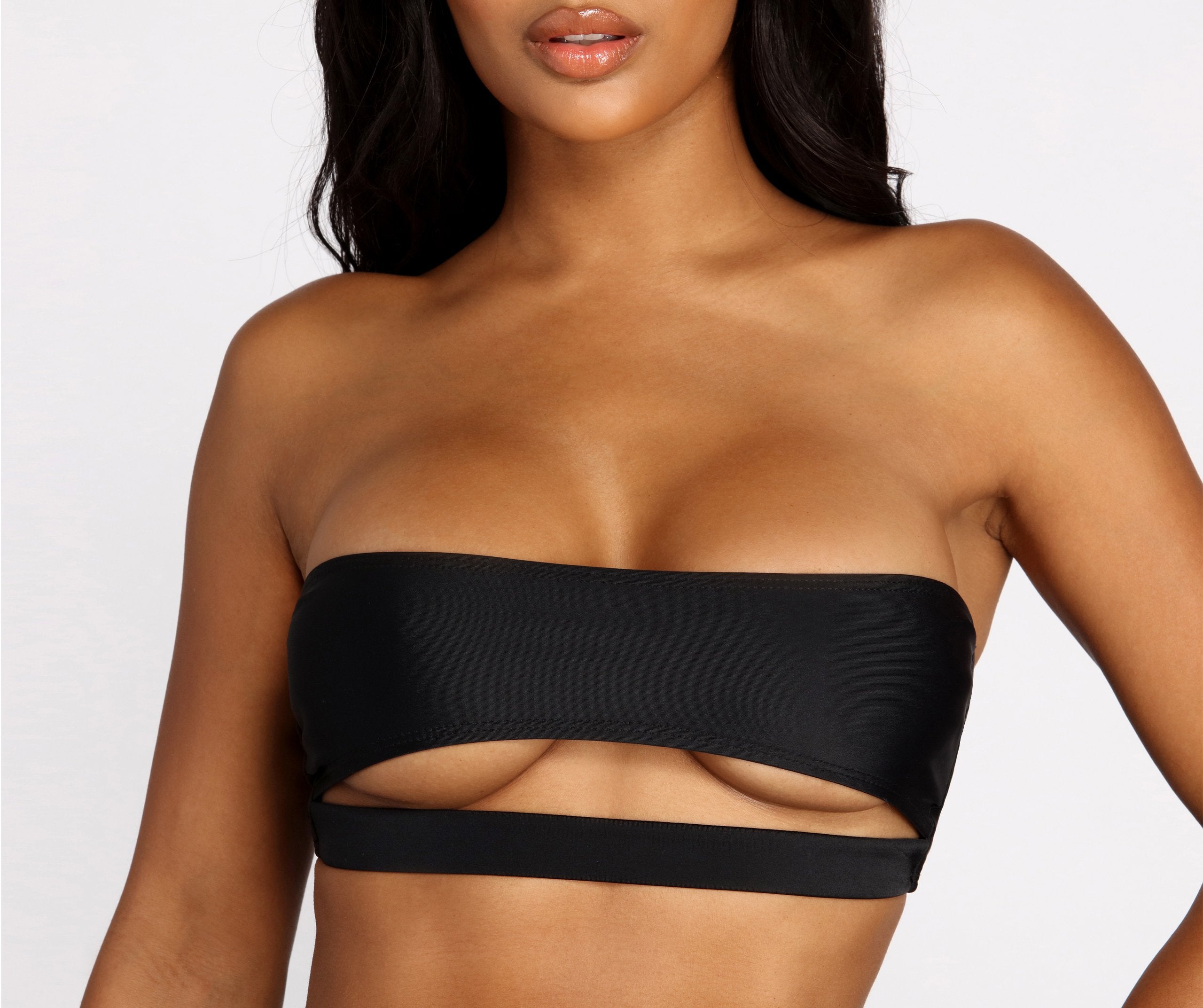 Aye Aye Captain Bandeau Swim Top - Lady Occasions