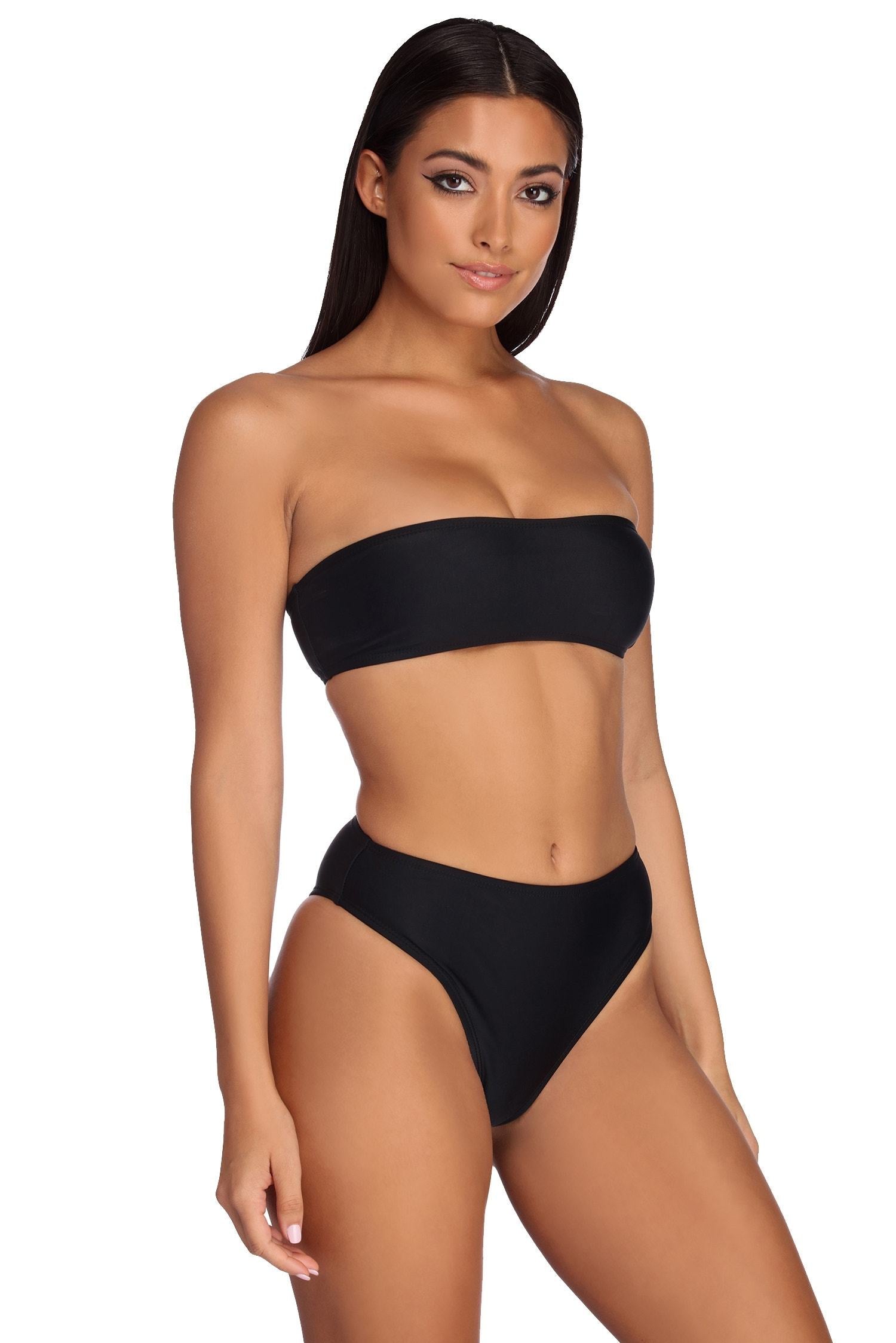 High Waist Swim Bottom - Lady Occasions