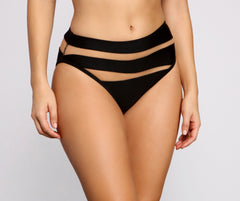 Sultry Sheer Mesh Swim Bottoms - Lady Occasions