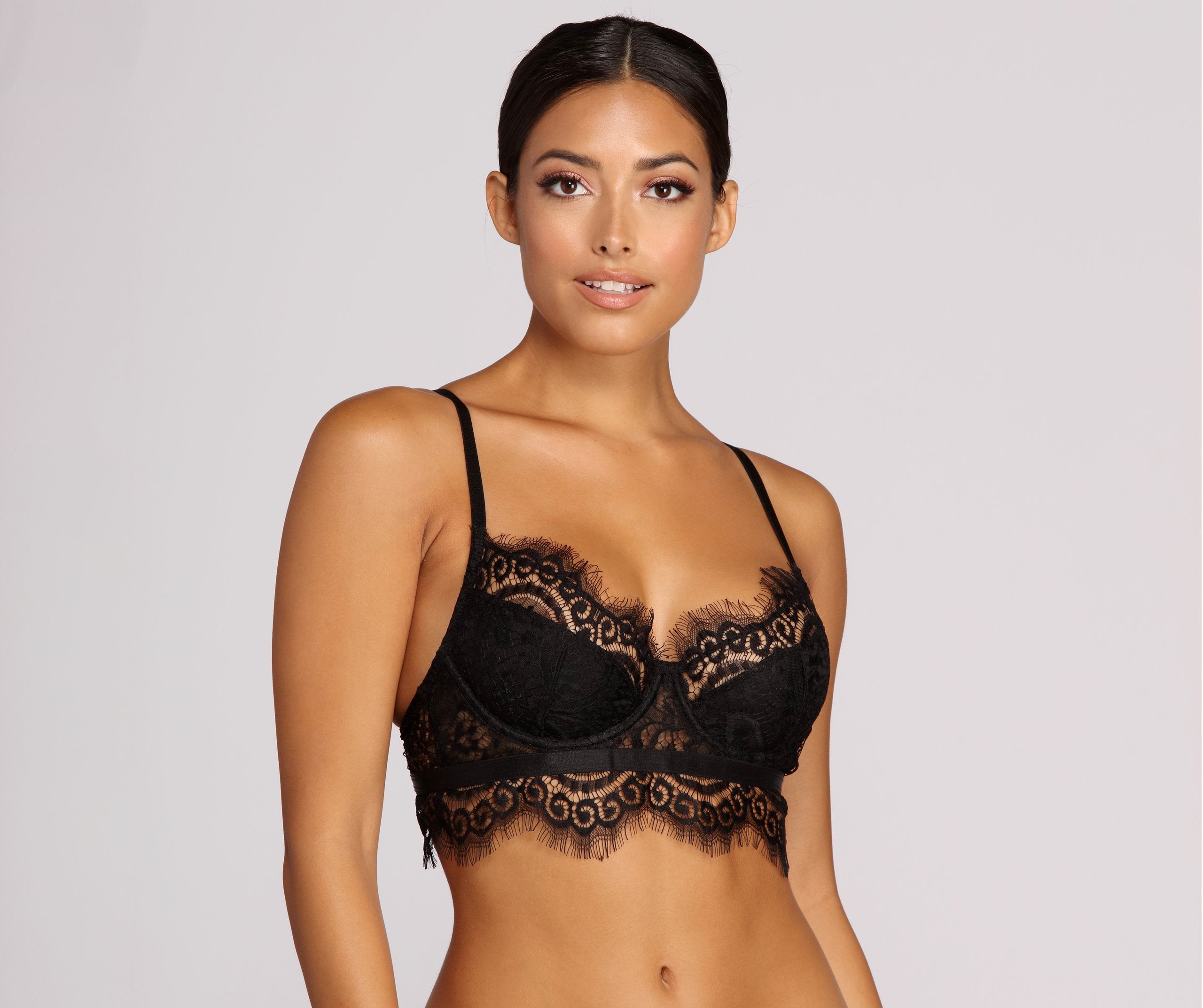 Love In Lace Scalloped Bra - Lady Occasions
