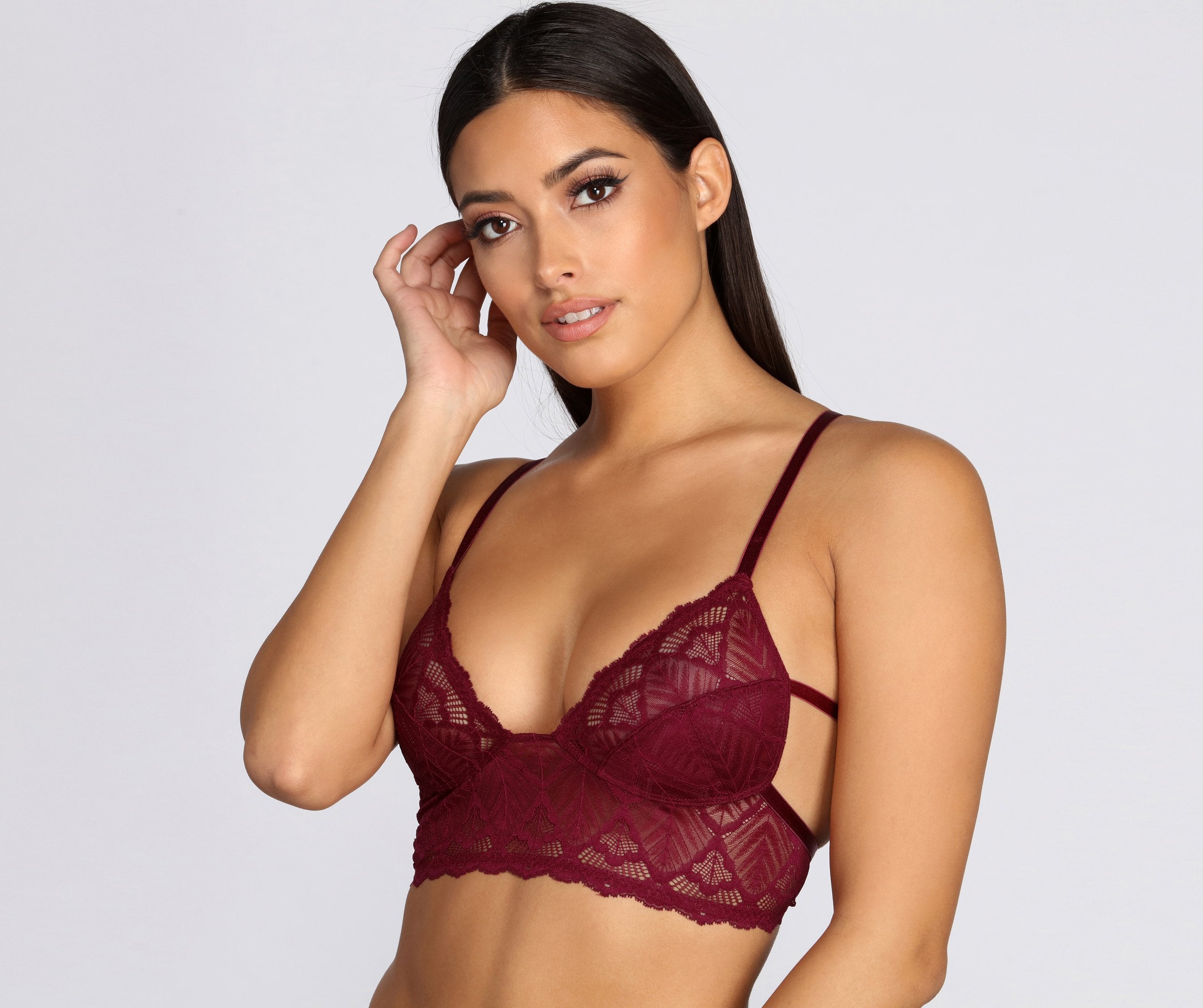 Dainty Sheer Lace Bralette - Lady Occasions