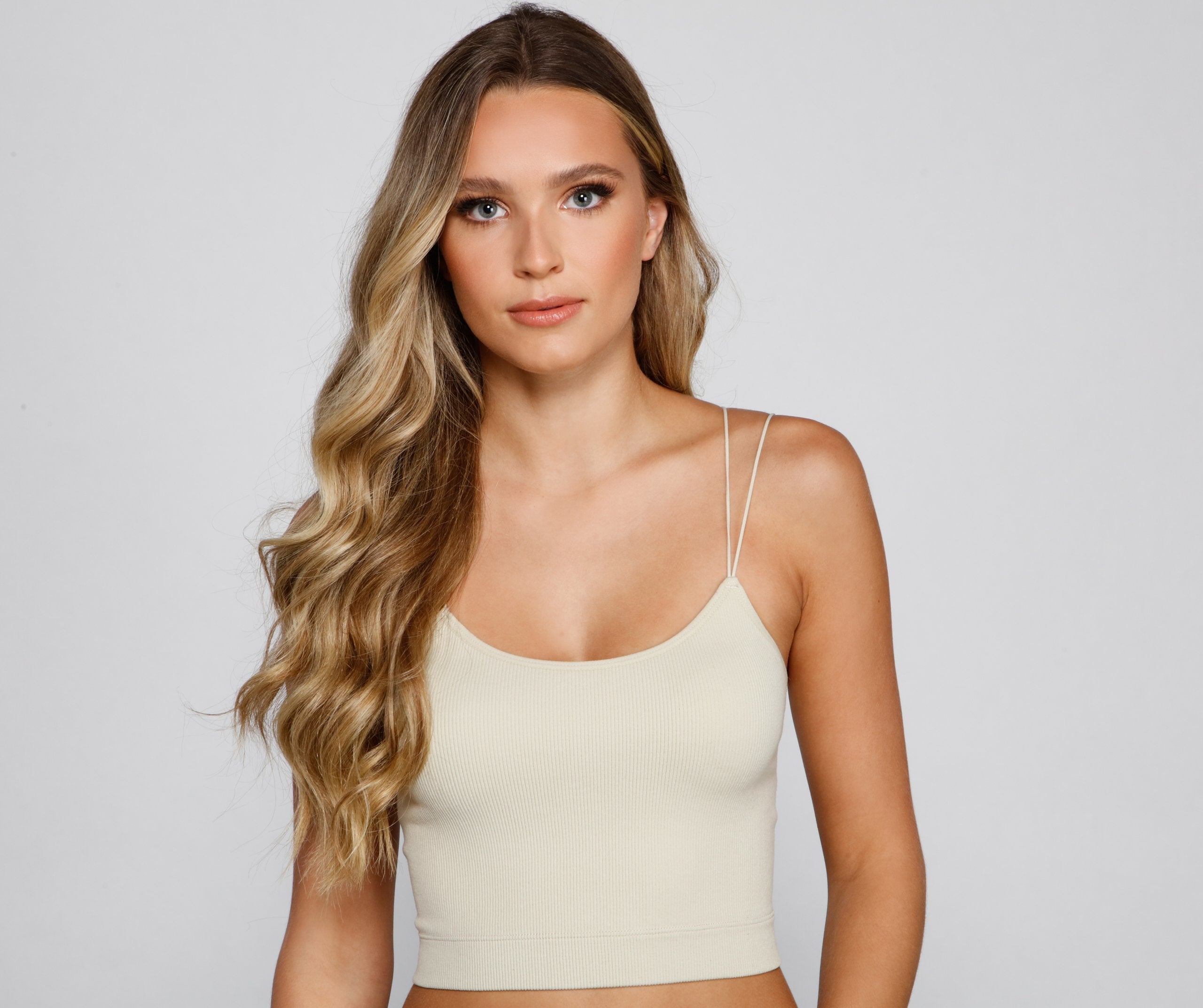 Lace-Back Long Line Bralette - Lady Occasions