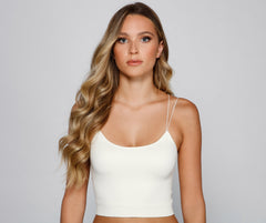 Lace-Back Long Line Bralette - Lady Occasions