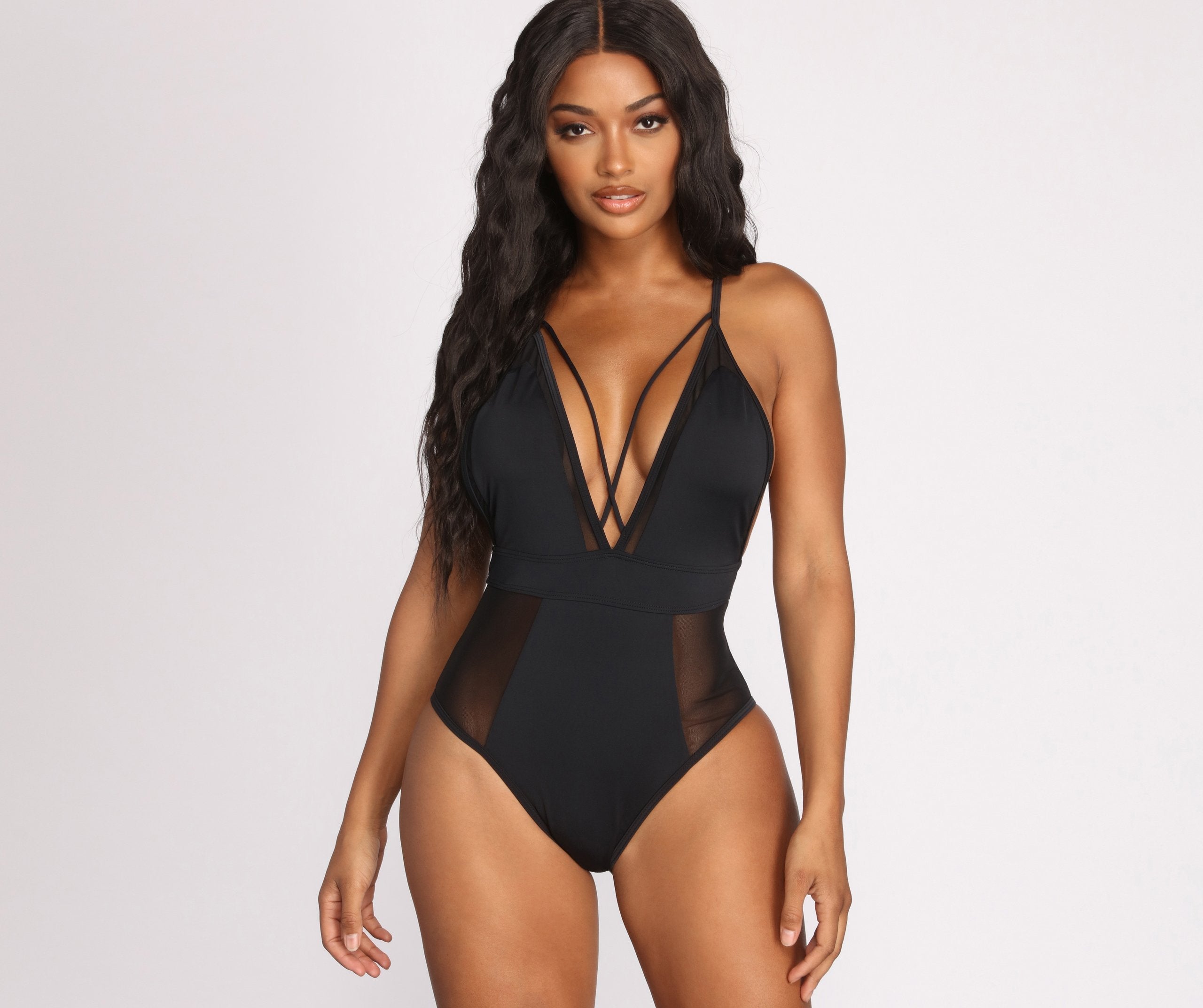 Made For Sunny Dayz Black One Piece Bathing Suit - Lady Occasions
