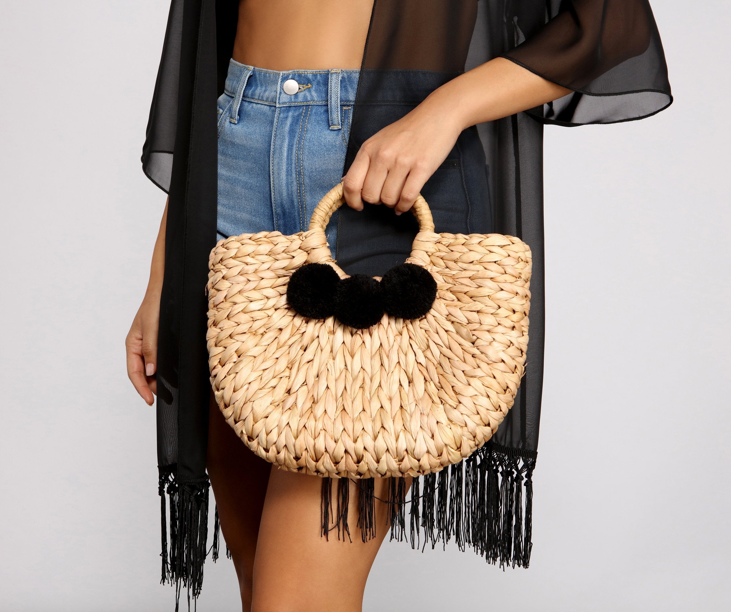 Sun's Out Straw Tote - Lady Occasions