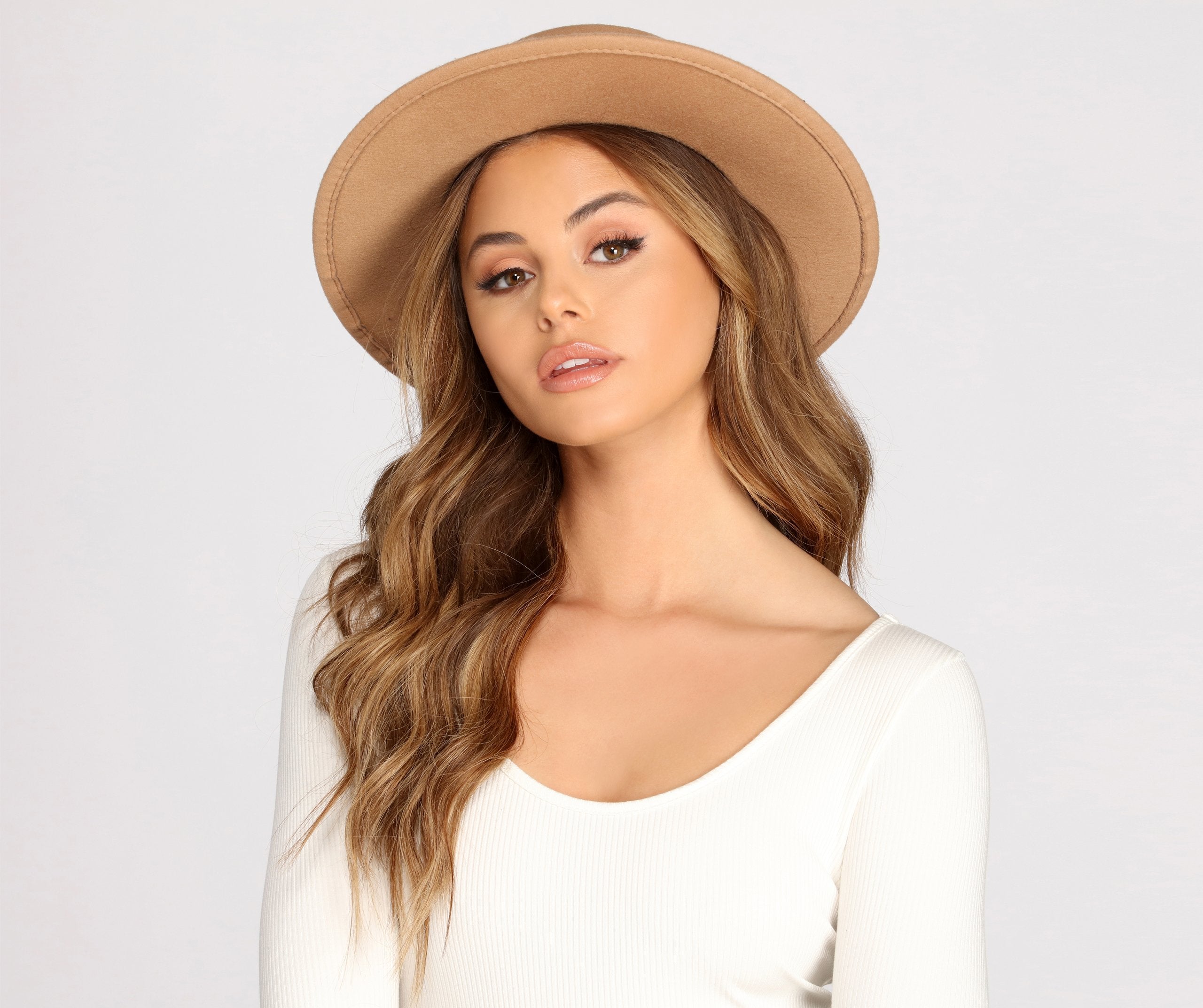 Belted Boater Hat - Lady Occasions