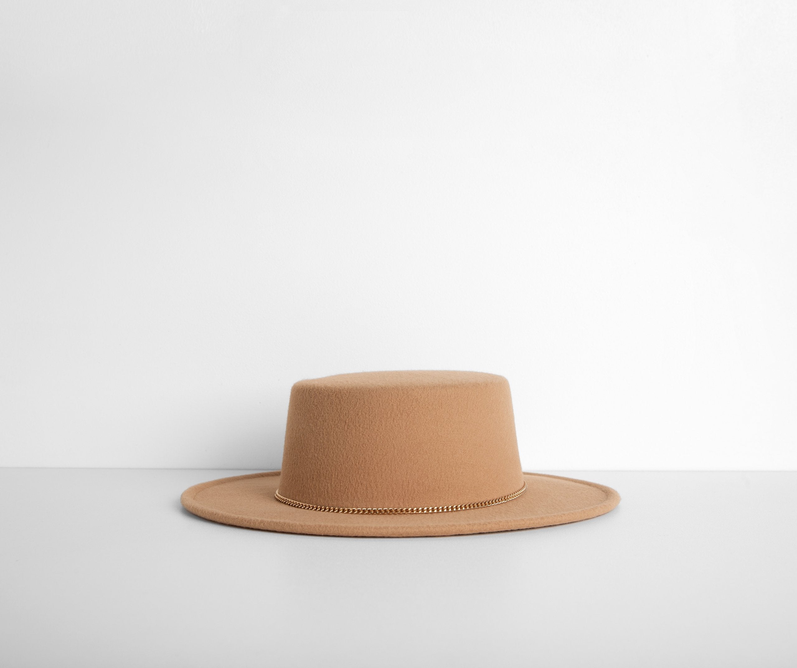 Wide Brim Boater Hat - Lady Occasions