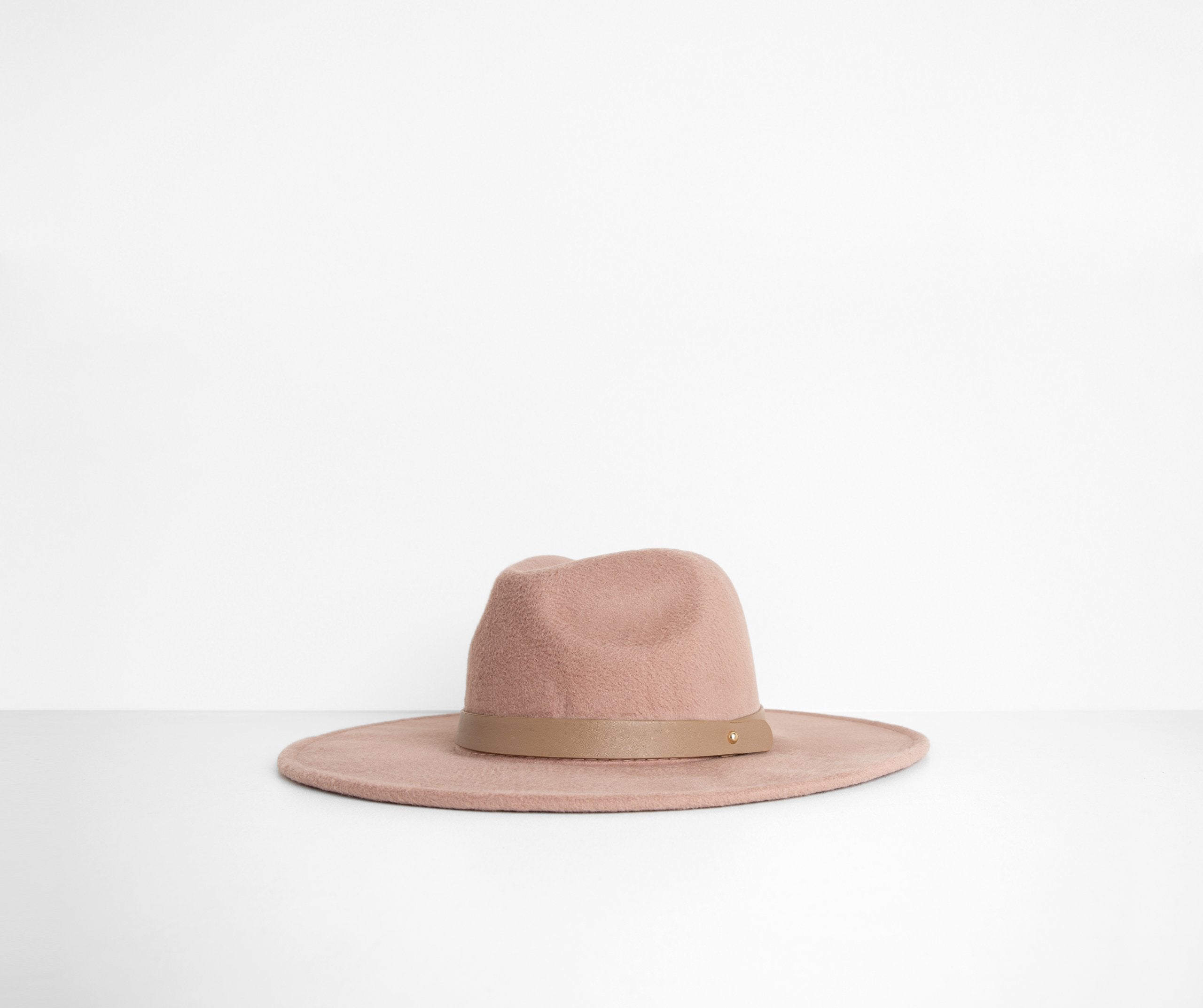 Wide Brim Belted Panama Hat - Lady Occasions