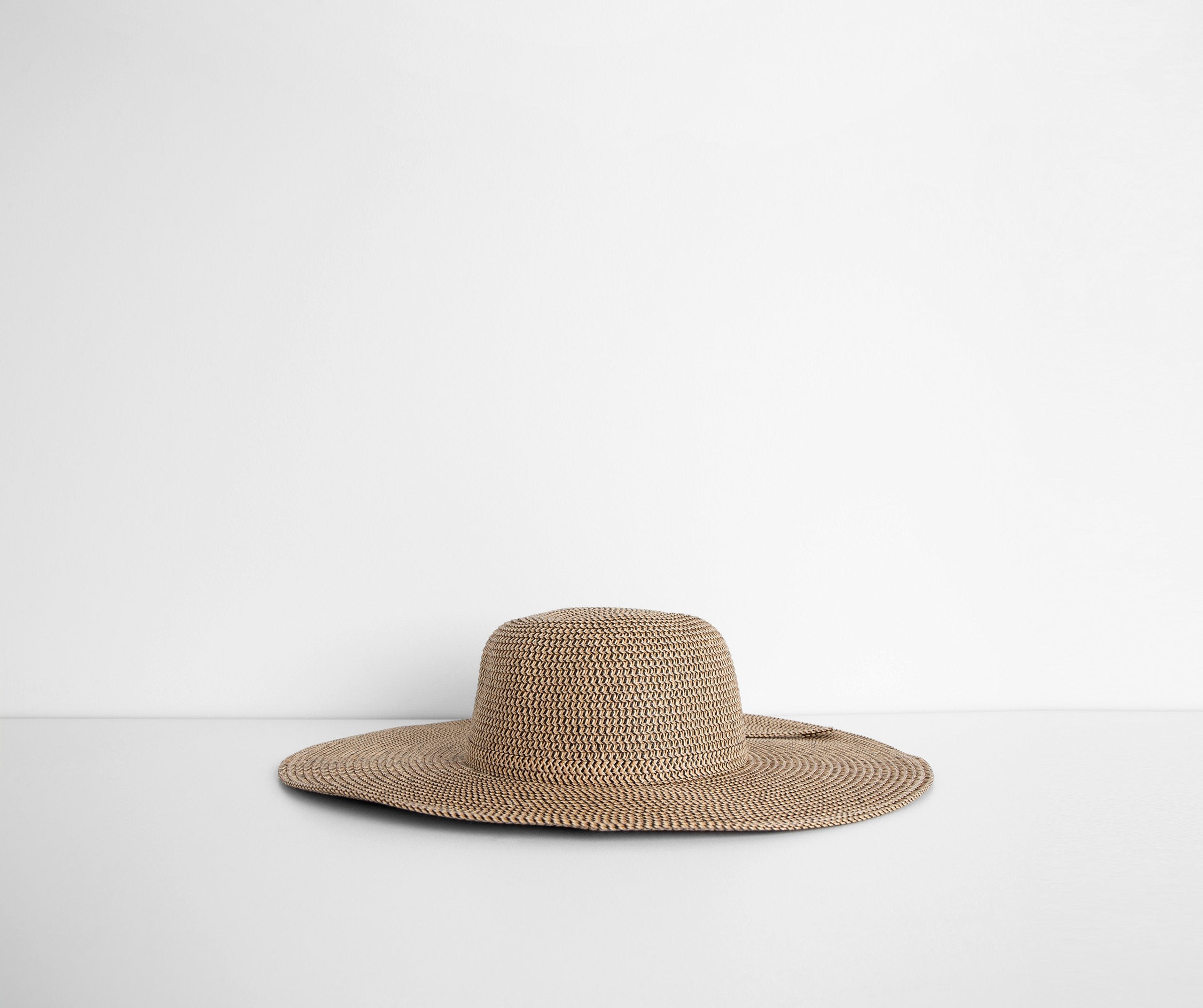 Poolside Elegance Floppy Straw Hat - Lady Occasions