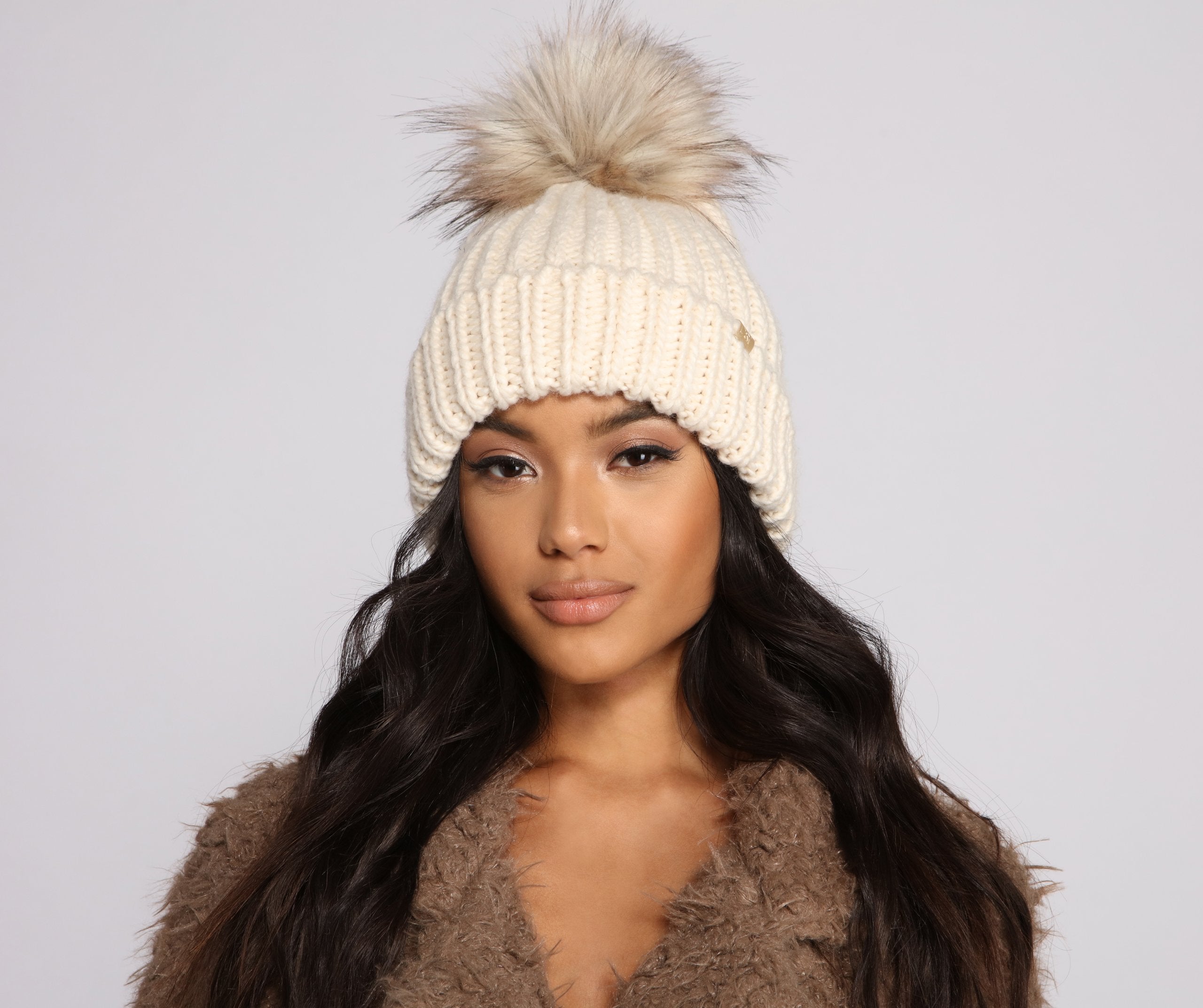 Keeping Knit Cozy Ribbed Beanie - Lady Occasions