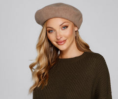 Endless Chic Faux Wool Beret - Lady Occasions