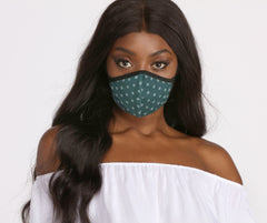 Reusable Floral Face Mask With Earloops - Lady Occasions