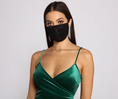 Sequin and Lace Face Mask - Lady Occasions