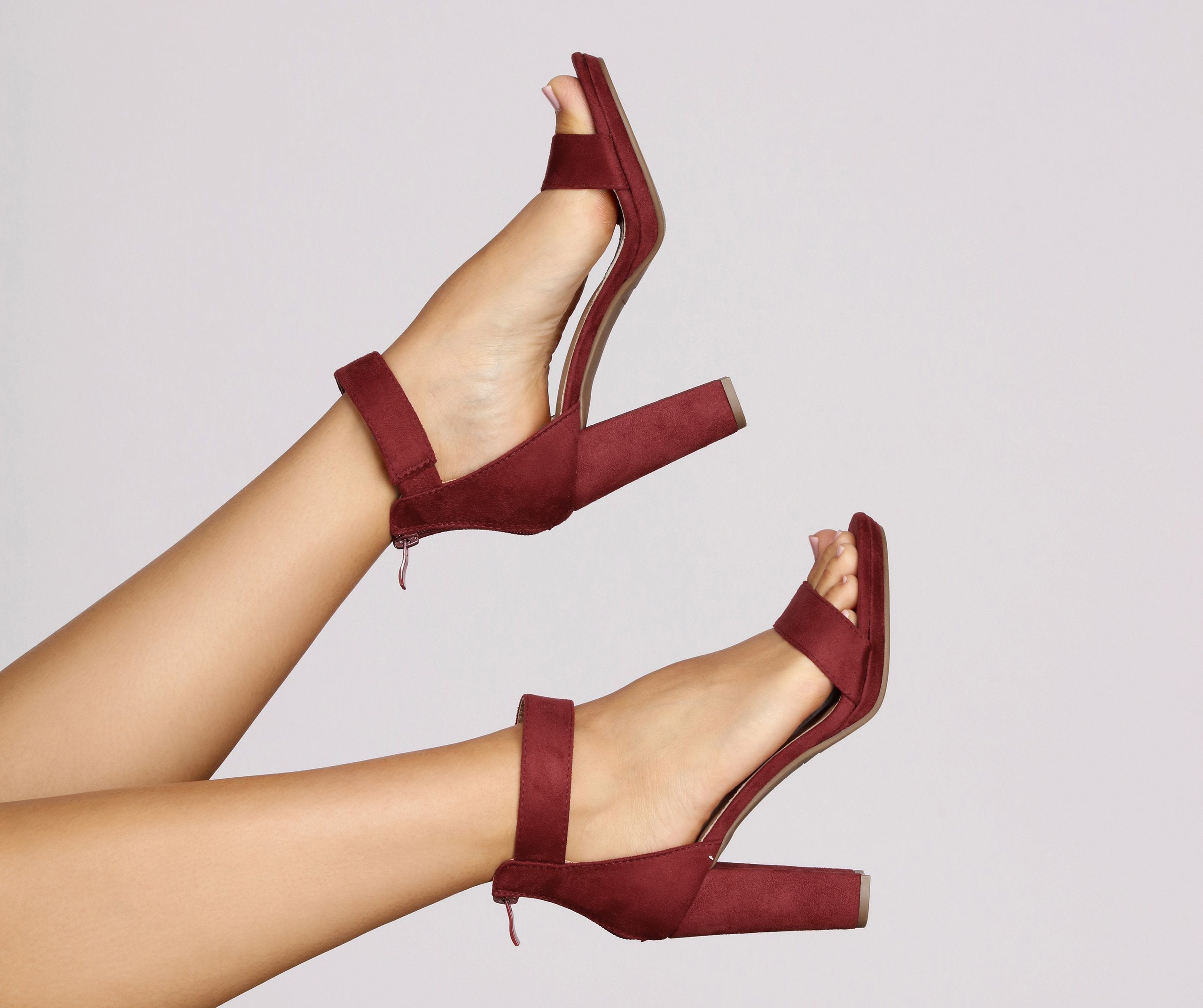 Strut In Style Block Heels - Lady Occasions