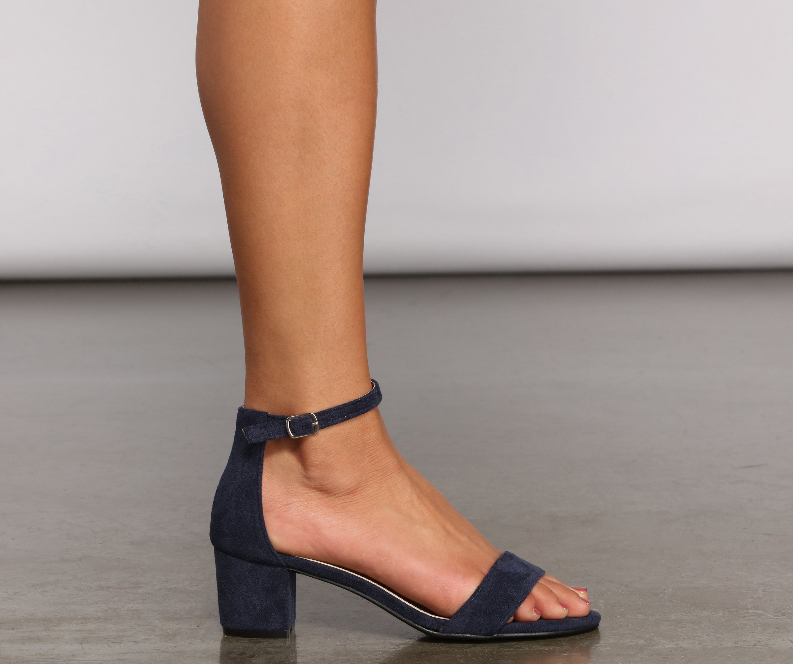 Basic And Chic Low Block Heels - Lady Occasions