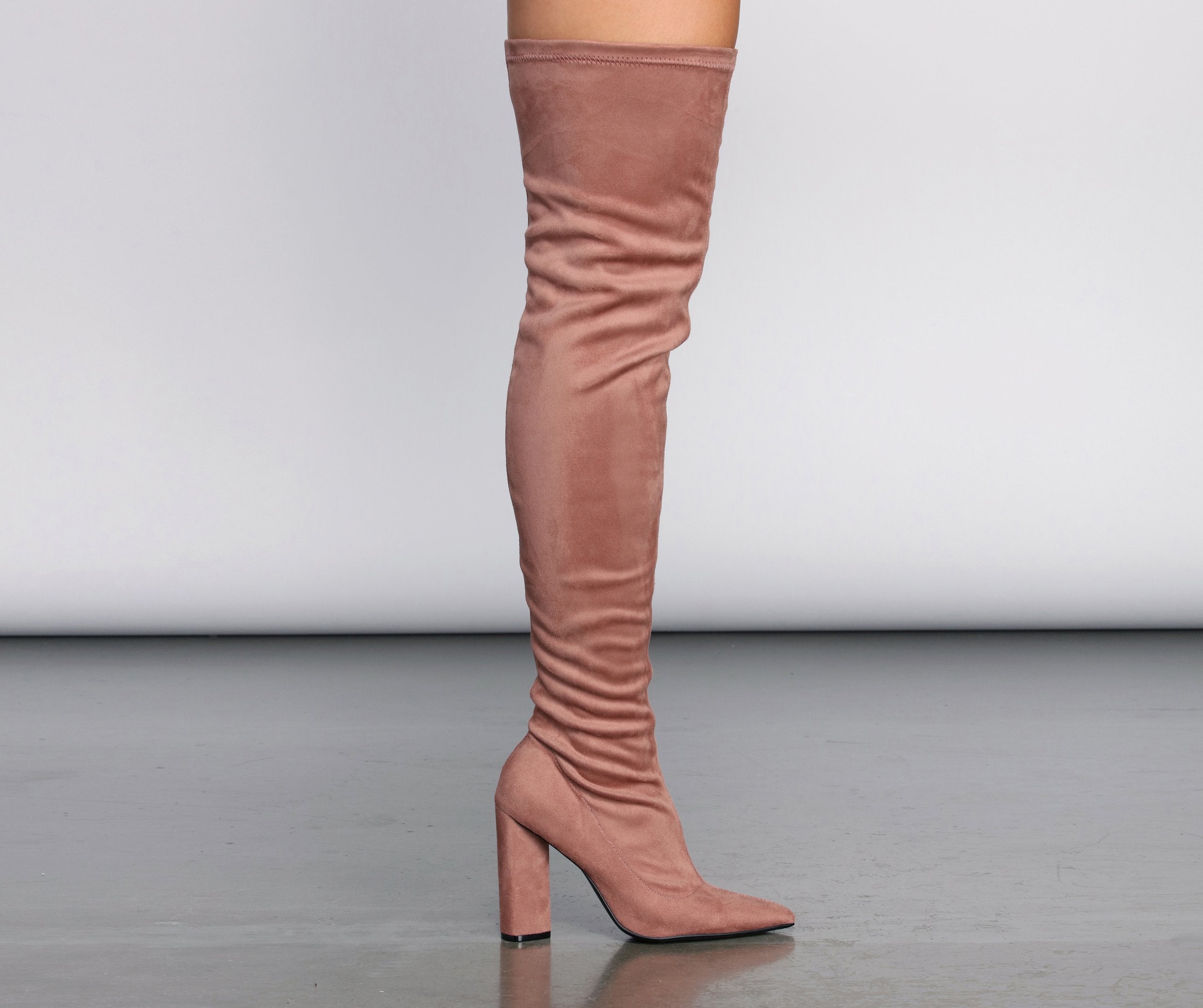 Thigh High Point Toe Boot - Lady Occasions