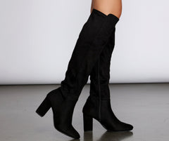 Walk All Over You Suede Boots - Lady Occasions