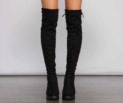 Step Out In Style Over The Knee Boots - Lady Occasions