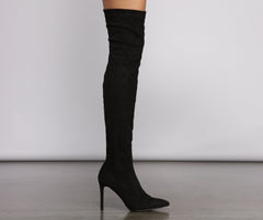 Over The Knee Stiletto Heel Boots - Lady Occasions