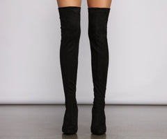 Over The Knee Stiletto Heel Boots - Lady Occasions
