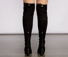 Trend Alert Over the Knee Faux Suede Boots - Lady Occasions