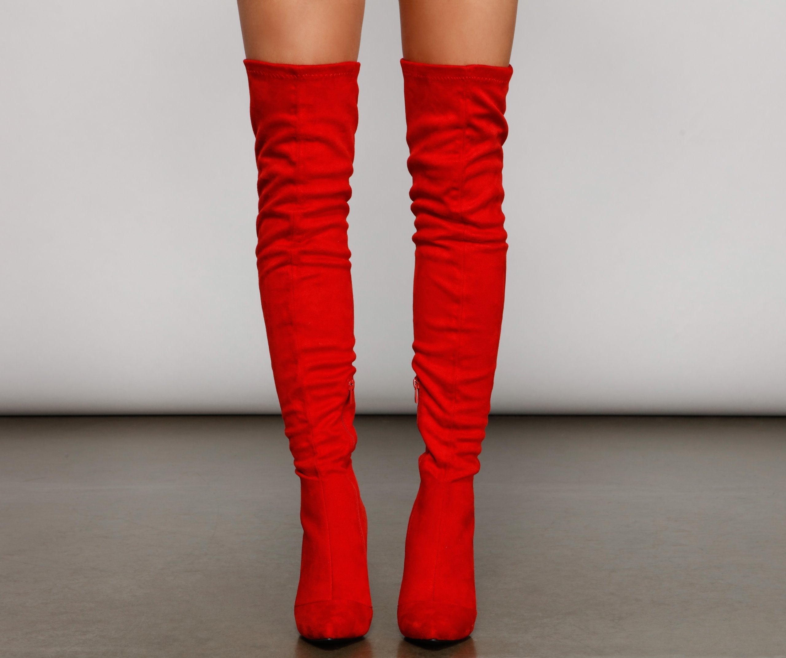 Hot Like Fire Over-The-Knee Stiletto Boots - Lady Occasions