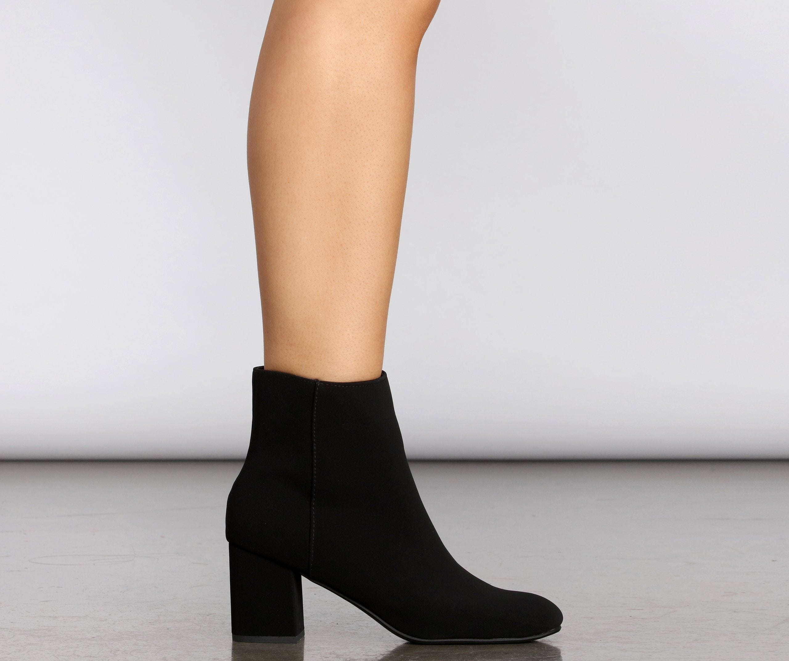 Don't Tempt Me Faux Suede Booties - Lady Occasions