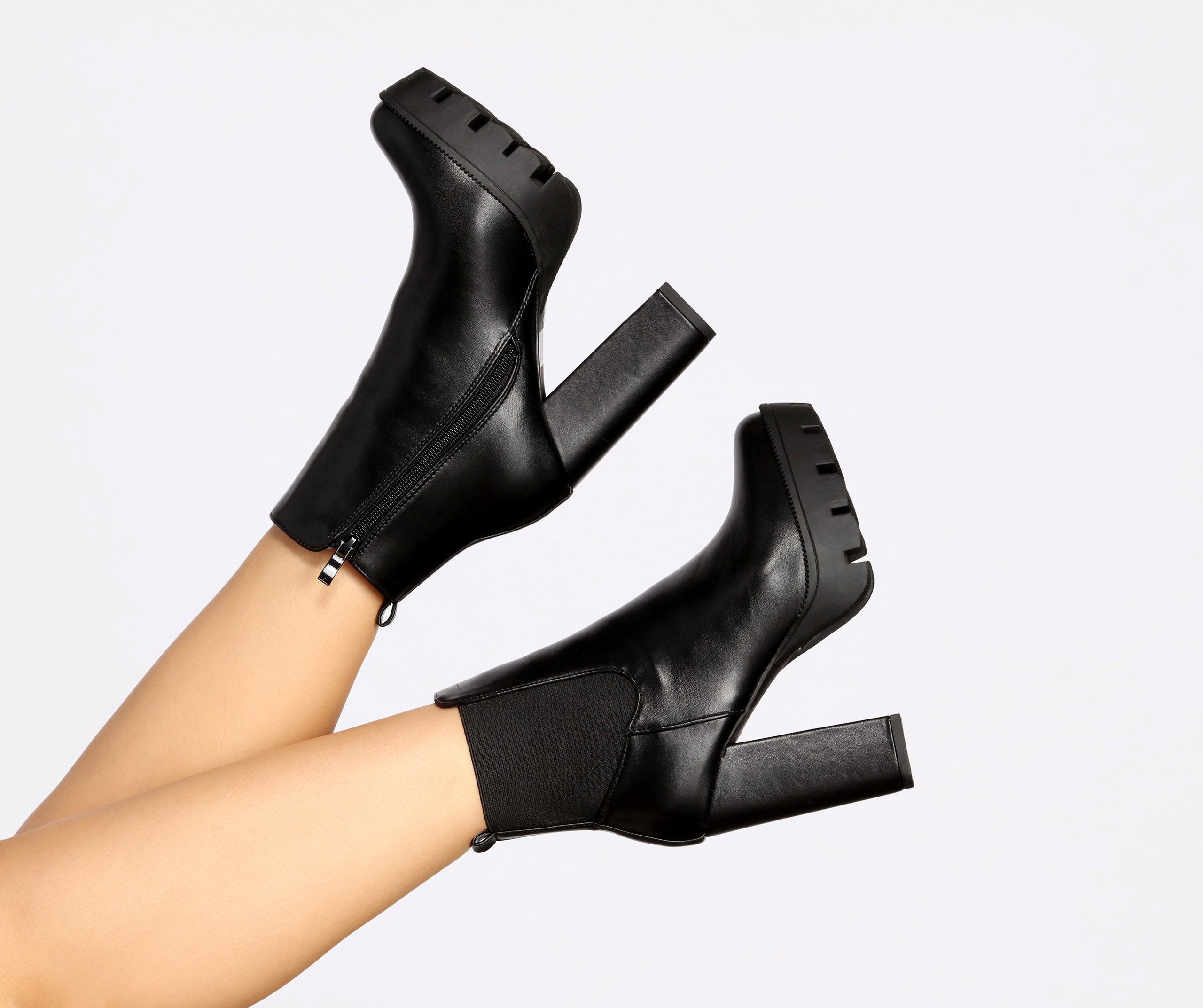 Rock It Hun Platform Lug Boots - Lady Occasions