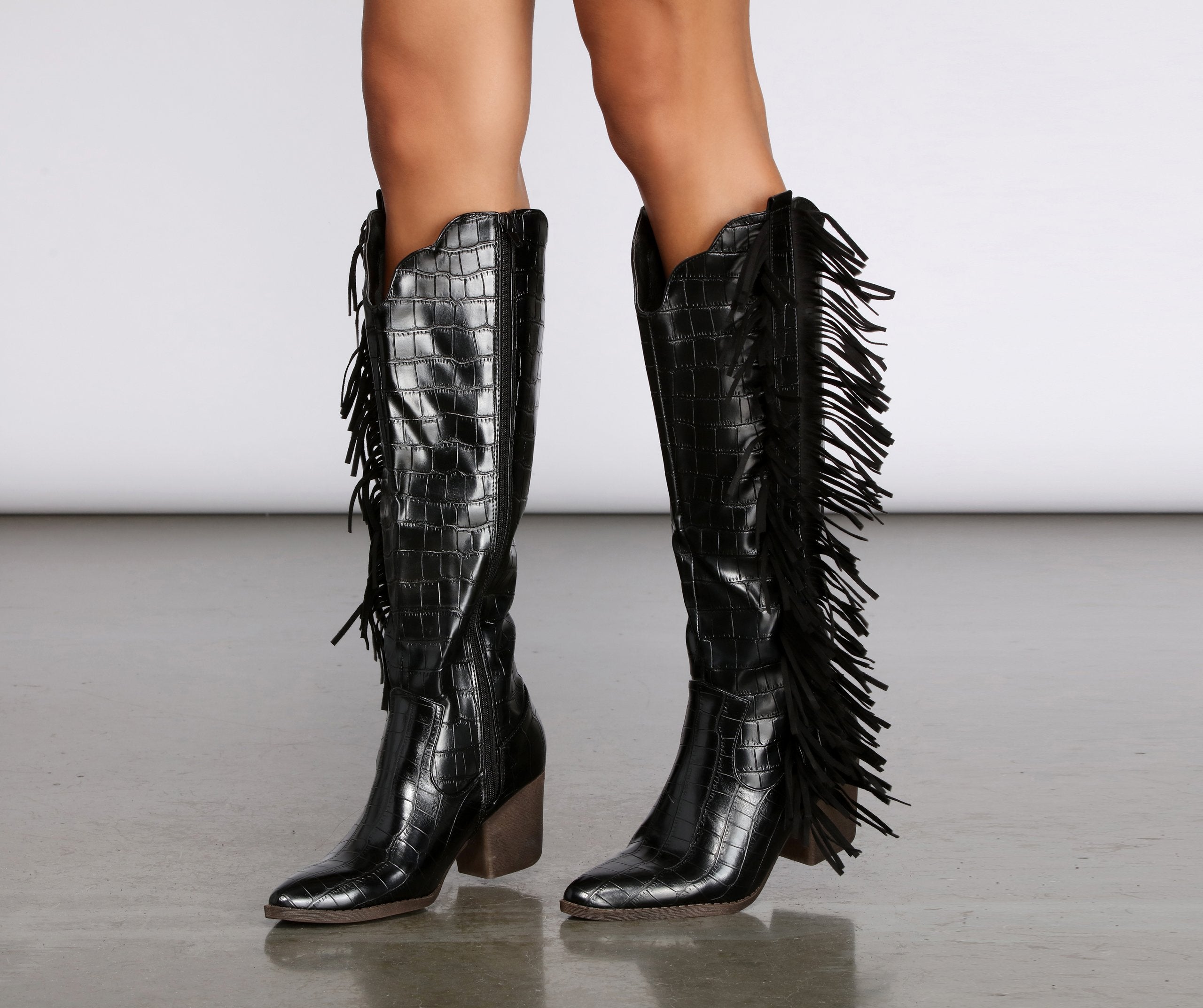 Scoot N' Boogey Fringe Cowboy Boots - Lady Occasions