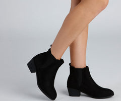 Chic Essential Low Heel Booties - Lady Occasions