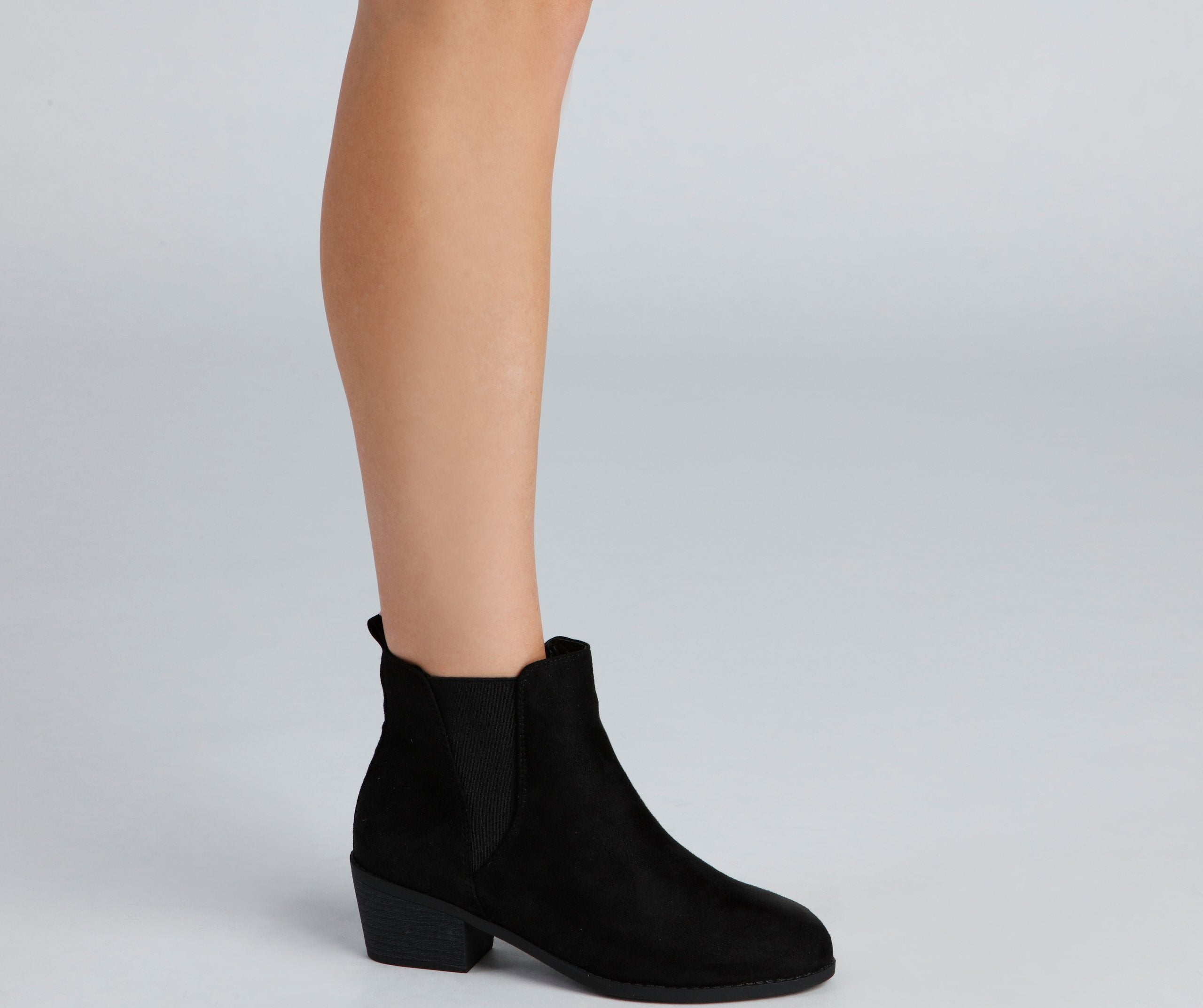 Chic Essential Low Heel Booties - Lady Occasions