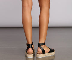 Vacation Mode Platform Sandals - Lady Occasions