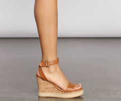 Especially Espadrille Cork Wedges - Lady Occasions