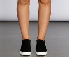 Go The Mile Wedge Sneakers - Lady Occasions