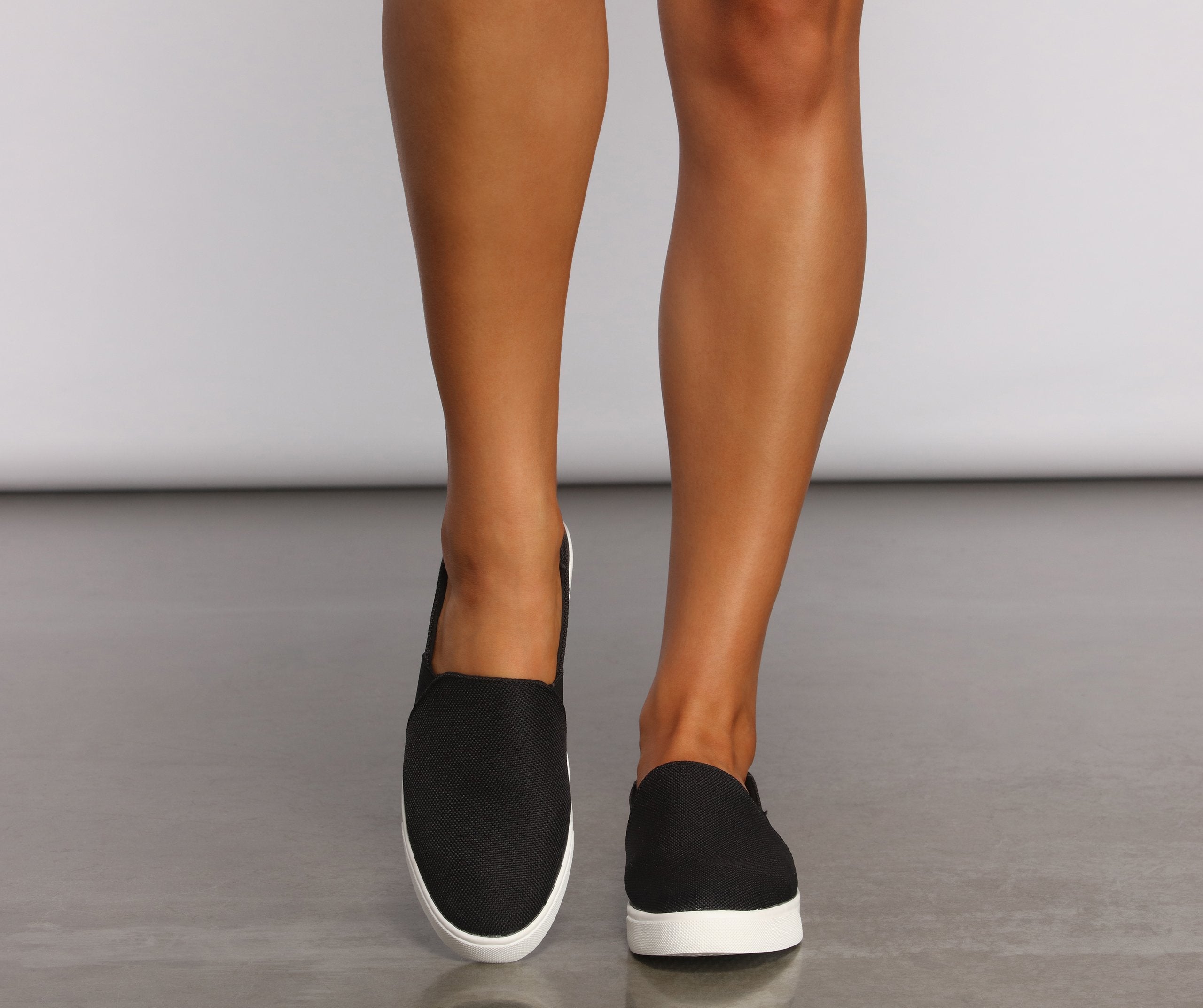 Casually Cute Slip On Sneakers - Lady Occasions