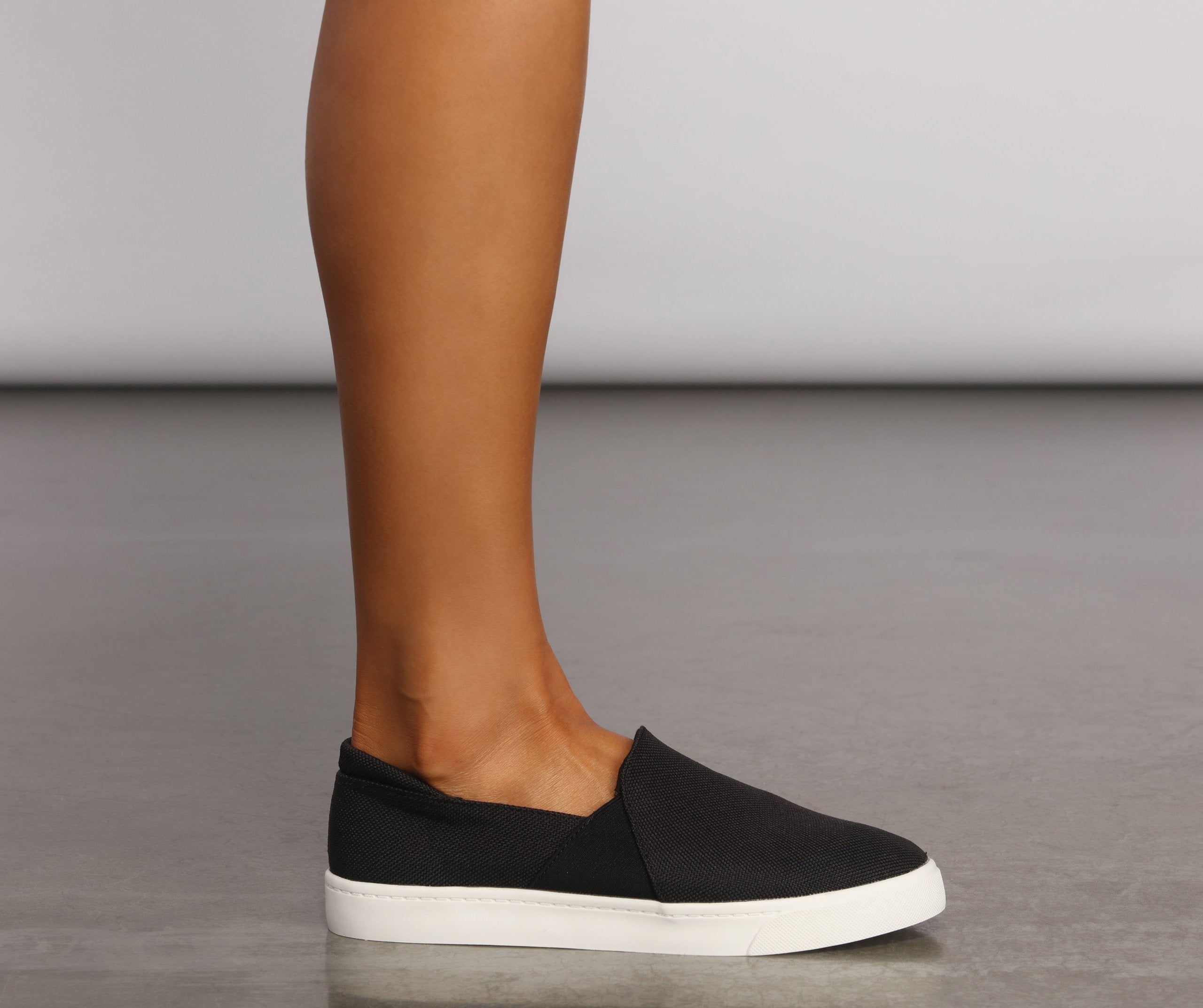 Casually Cute Slip On Sneakers - Lady Occasions