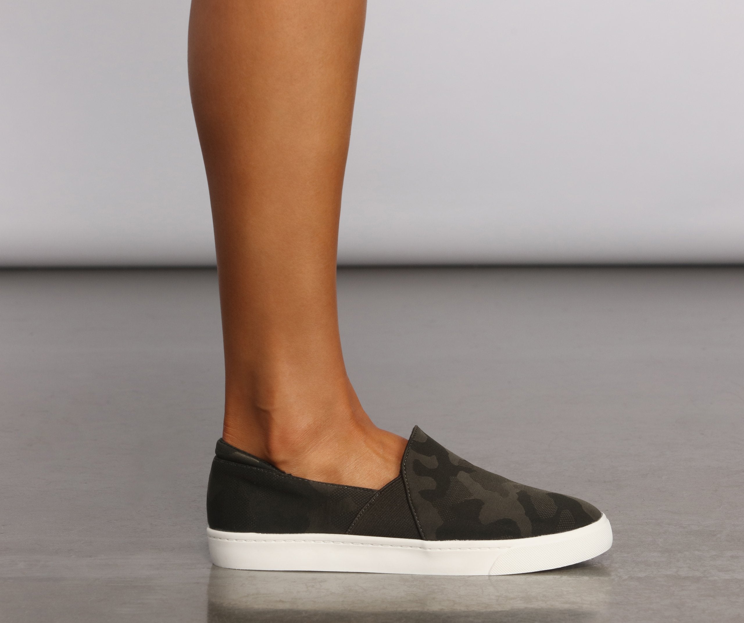 Casually Cute Slip On Sneakers - Lady Occasions