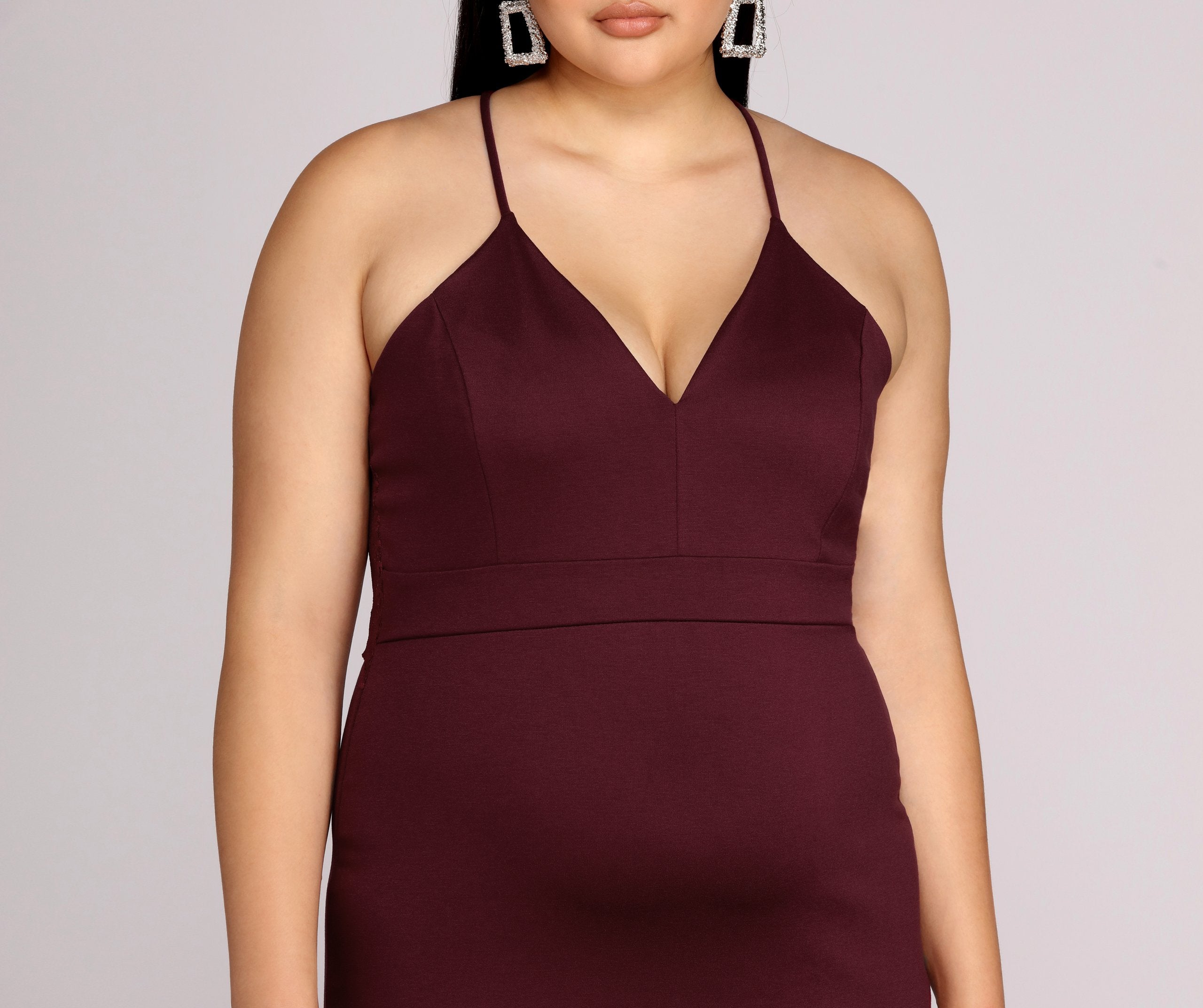 Plus Midnight Dreams Bodycon Dress - Lady Occasions