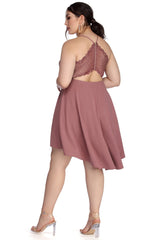 Plus Swept Off Your Feet High-Low Dress - Lady Occasions