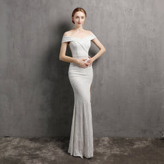 Olivia Formal Glitter Dress - Lady Occasions