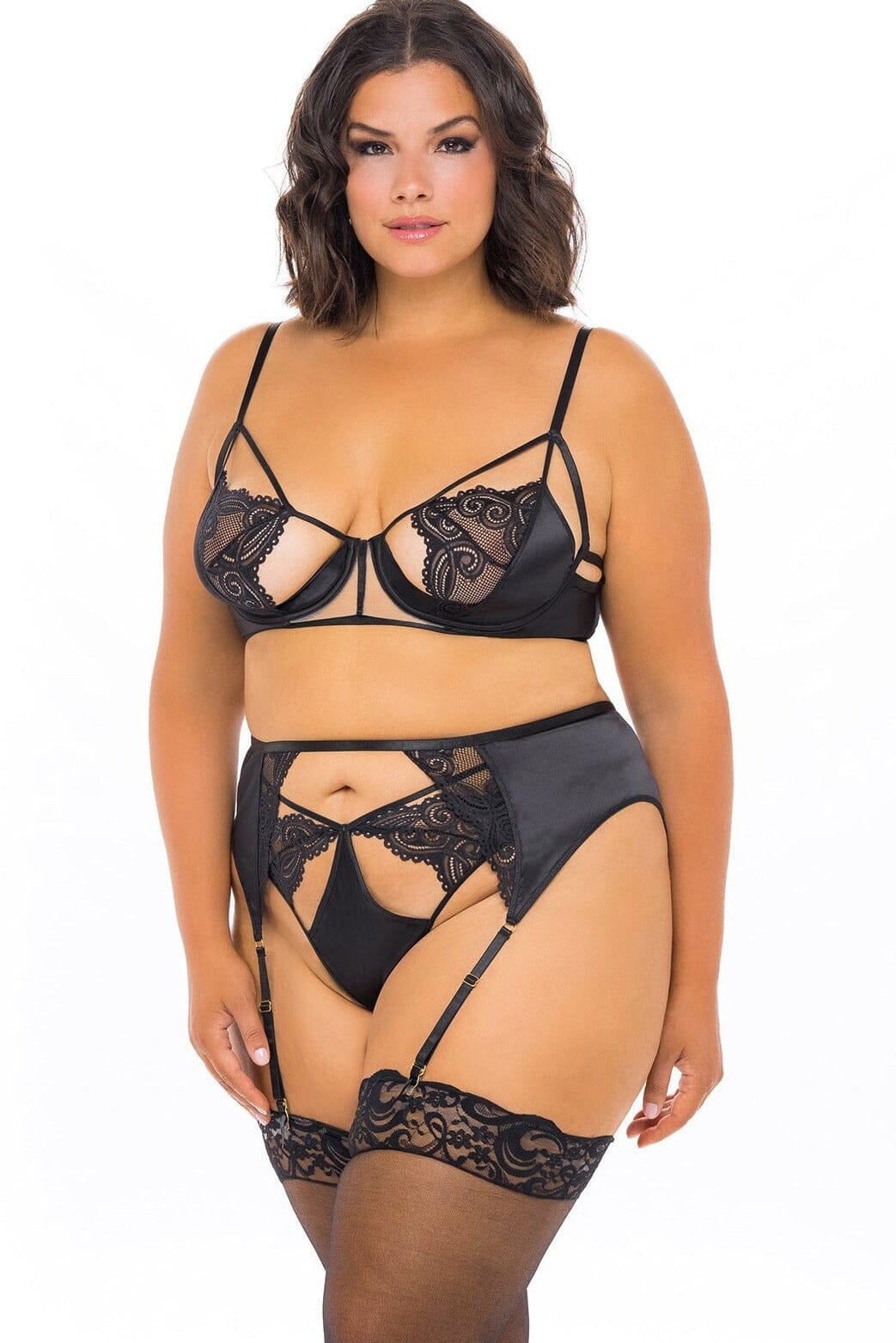 3Pc. Underwire Bra Set