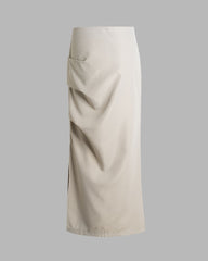 Emyrati Cargo Maxi Skirt