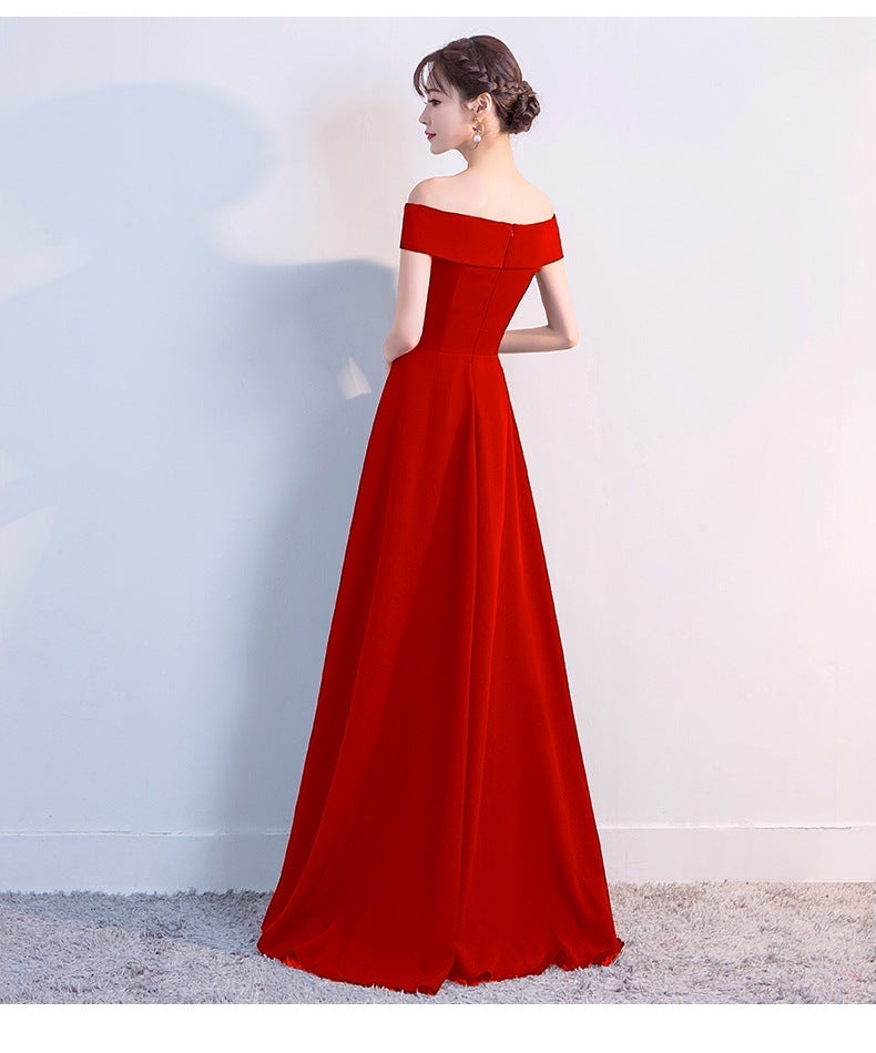 Ella off-the-shoulder gown - Lady Occasions