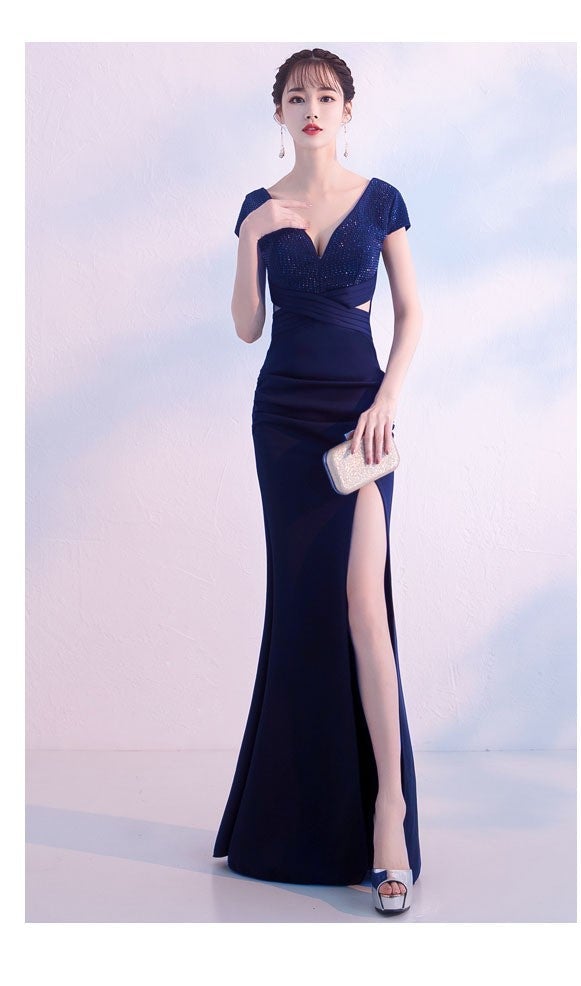 Isabella Formal High Slit Dress - Lady Occasions