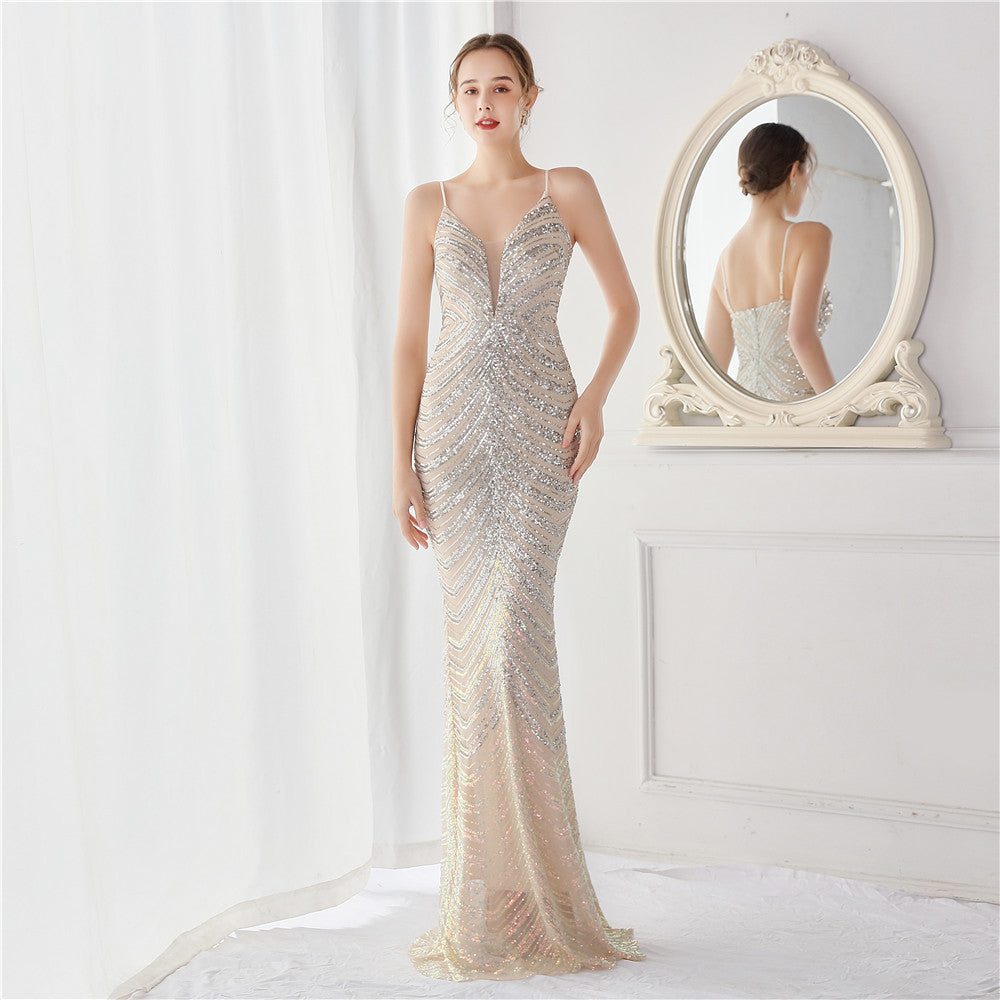 Amili Special Sequin Formal Mermaid Dress - Lady Occasions