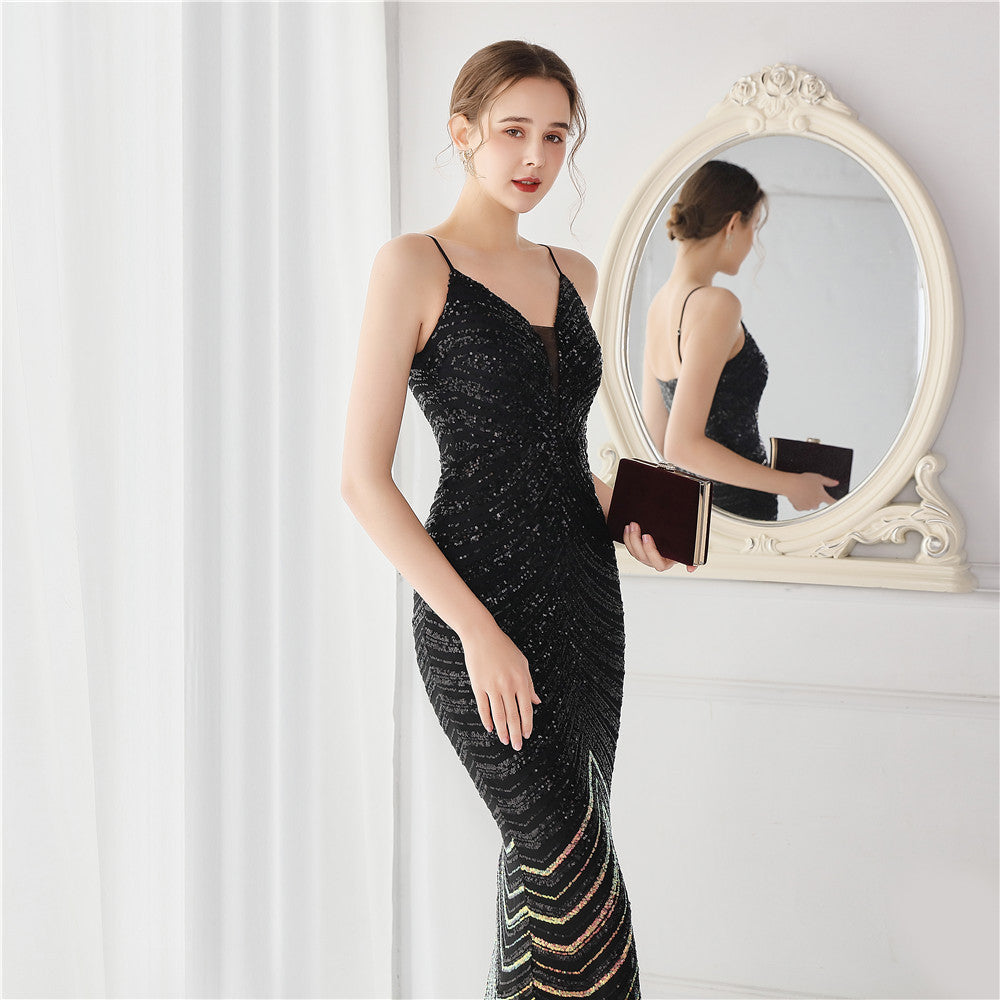 Amili Special Sequin Formal Mermaid Dress - Lady Occasions