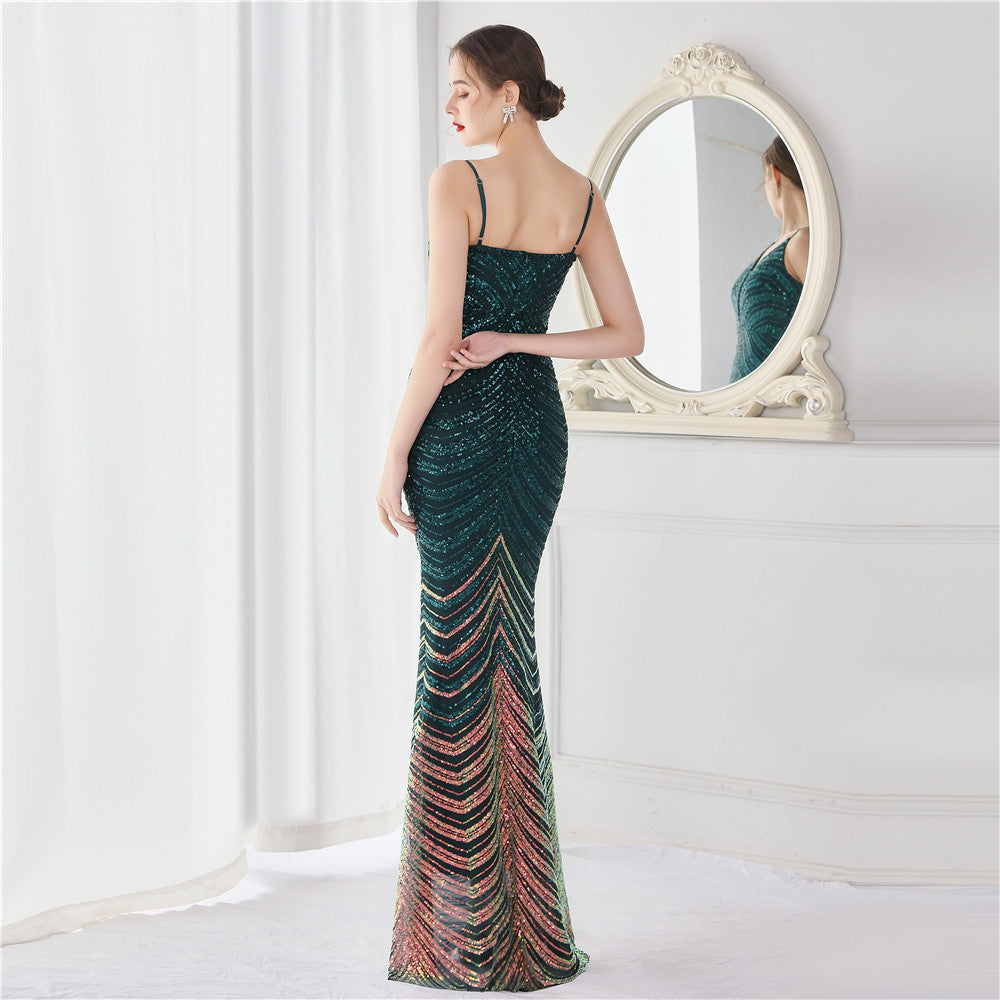 Amili Special Sequin Formal Mermaid Dress - Lady Occasions