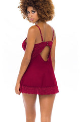 Unlined Lace Cup Chemise Set